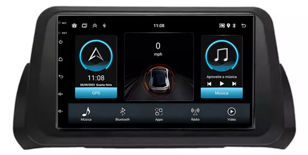 Multimidia Fiat Argo 7p Android Quadcore 2gb Carplay