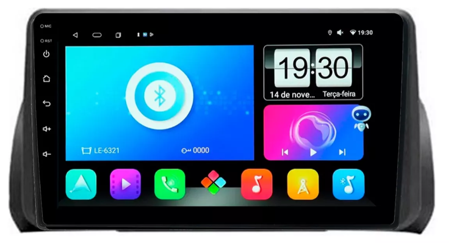 Multimidia Fiat Argo 9p Android Octacore 4gb Carplay 4g