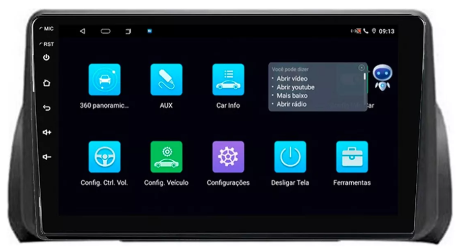 Multimidia Fiat Argo 9p Android Octacore 6gb Carplay 4g