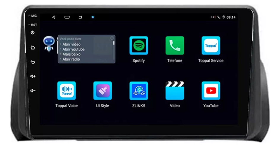 Multimidia Fiat Argo 9p Android Octacore 6gb Carplay 4g