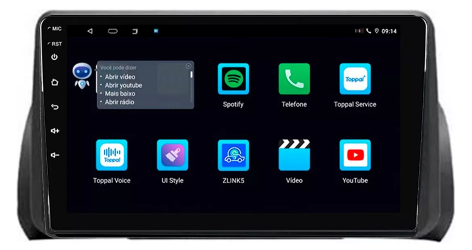 Multimidia Fiat Argo 9p Android Quadcore 2gb Carplay