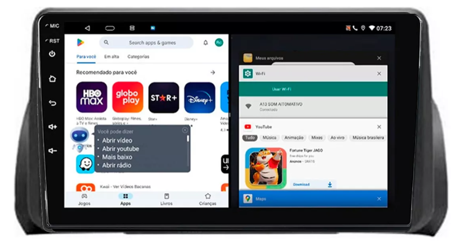 Multimidia Fiat Argo 9p Android Quadcore 2gb Carplay