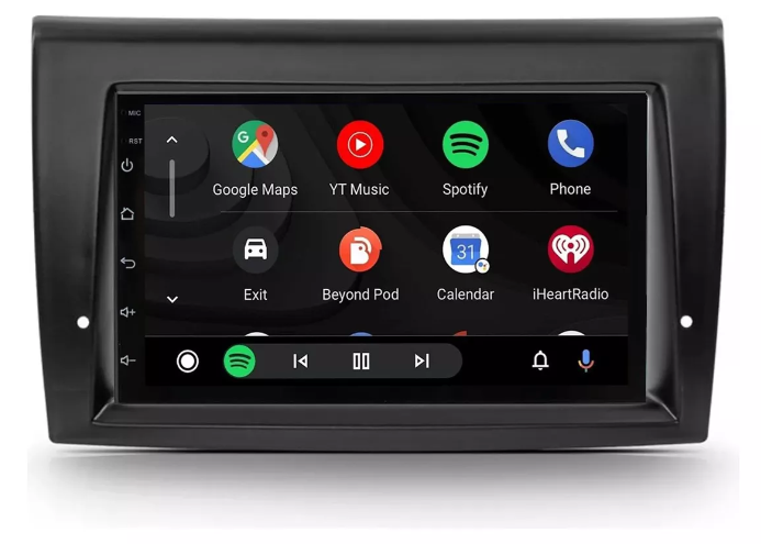 Multimidia Fiat Bravo 7p Android OctaCore 4gb Carplay Voz