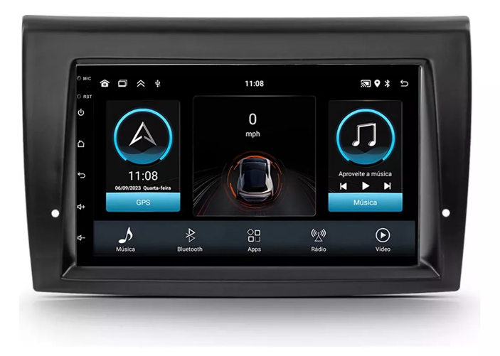 Multimidia Fiat Bravo 7p Android Quadcore 2gb Carplay