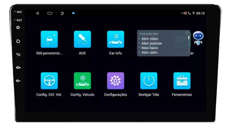Multimidia Fiat Bravo 9p Android Octacore 4GB Carplay