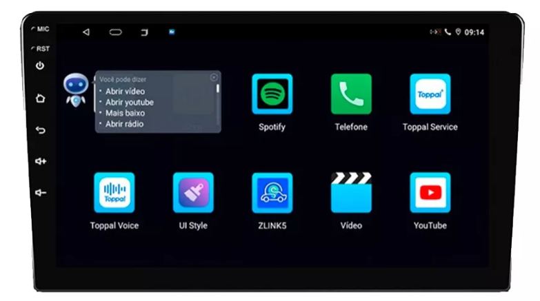 Multimidia Fiat Bravo 9p Android Octacore 4GB Carplay
