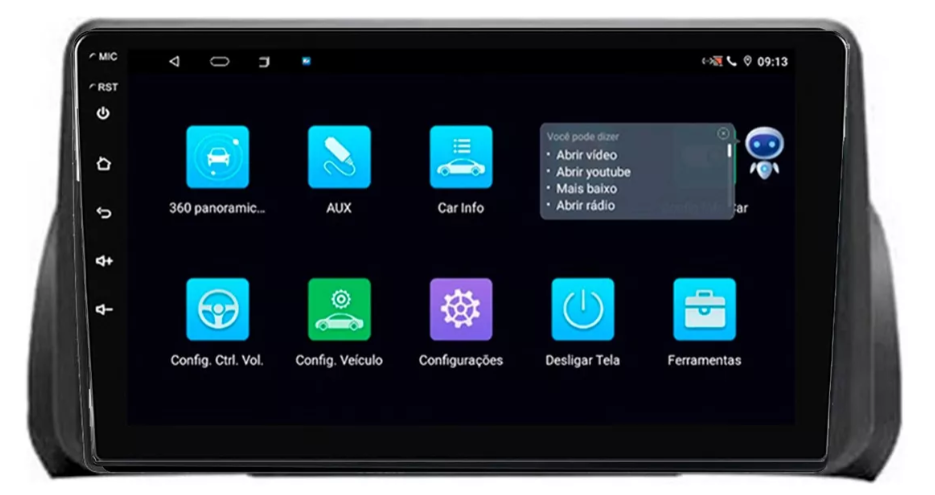 Multimidia Fiat Cronos 9p Android Octacore 6gb Carplay 4g - COD 995
