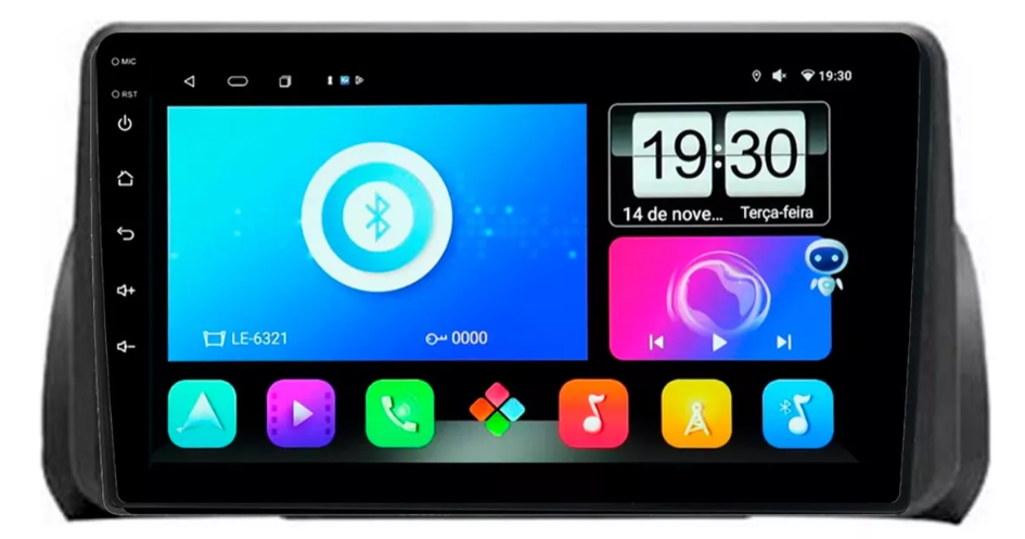 Multimidia Fiat Cronos 9p Android Quadcore 2gb Carplay