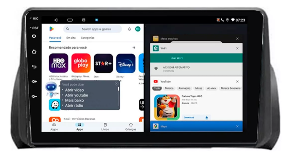 Multimidia Fiat Cronos 9p Android Quadcore 2gb Carplay