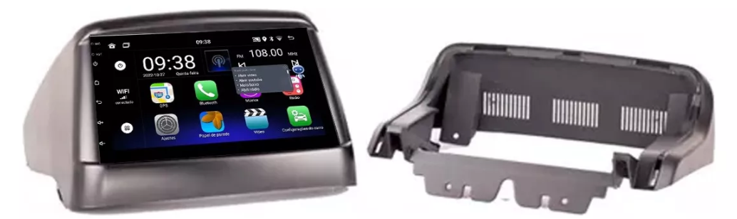 Multimidia Fiat Doblo 7p Android OctaCore 4gb Carplay Voz
