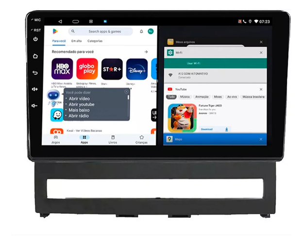 Multimidia Fiat Idea 9p Android Octacore 4gb Carplay 4g