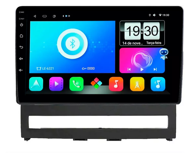 Multimidia Fiat Idea 9p Android Octacore 6gb Carplay 4g