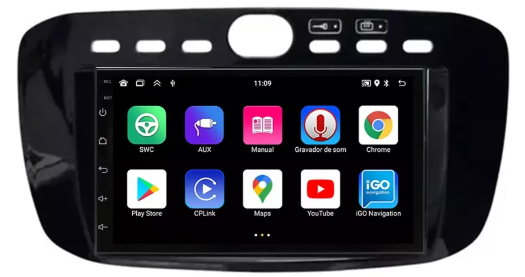 MULTMÍDIA FIAT LINEA 7P ANDROID