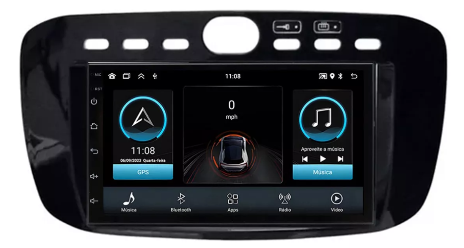 Multimidia Fiat Linea 7p Android Quadcore 2gb Carplay
