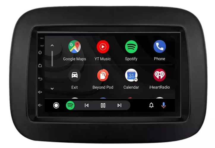 Multimidia Fiat Mobi 7p Android OctaCore 4gb Carplay Voz