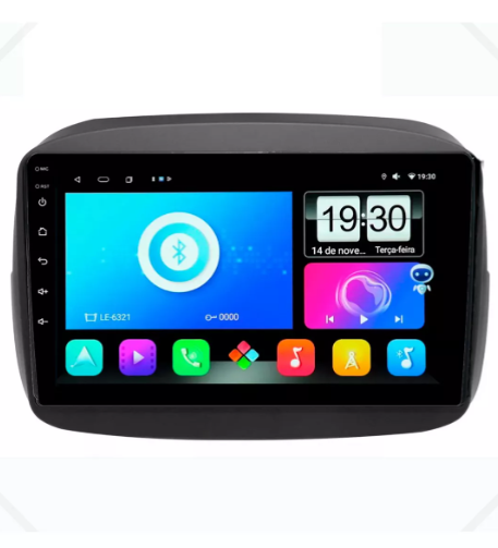 Multimidia Fiat Mobi 9p Android Octacore 4GB Carplay - COD 503