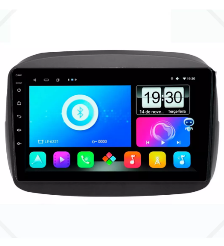 Multimidia Fiat Mobi 9p Android Octacore 4GB Carplay - COD 709