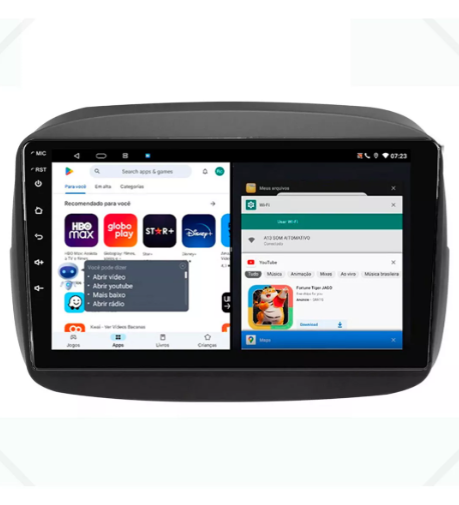 Multimidia Fiat Mobi 9p Android Quadcore 2gb Carplay