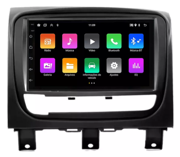 Multimidia Fiat Palio 13/19 7p Android Quadcore 2gb Carplay