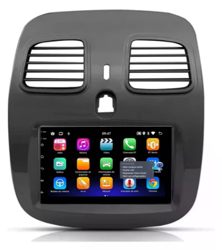 Multimidia Fiat Siena 7p Android OctaCore 4gb Carplay Voz - COD 403
