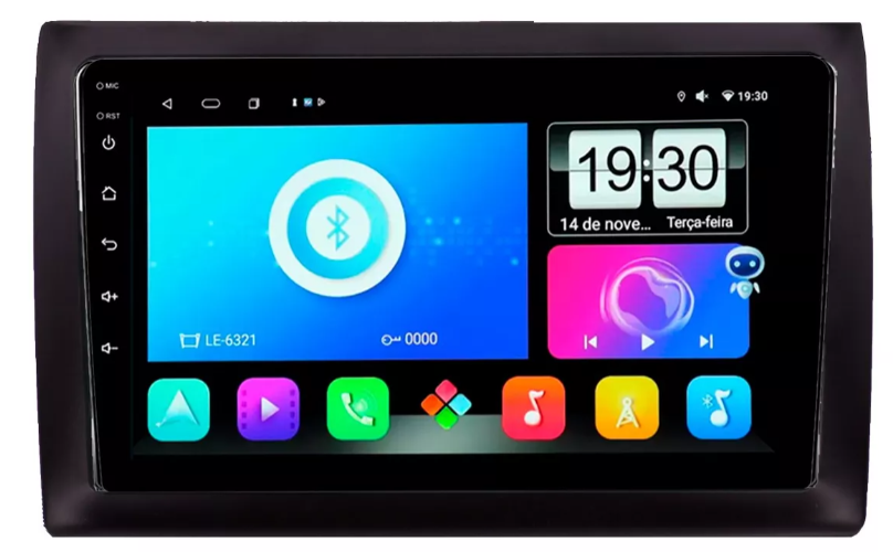 Multimidia Fiat Stilo 9p Android Octacore 4gb Carplay 4g