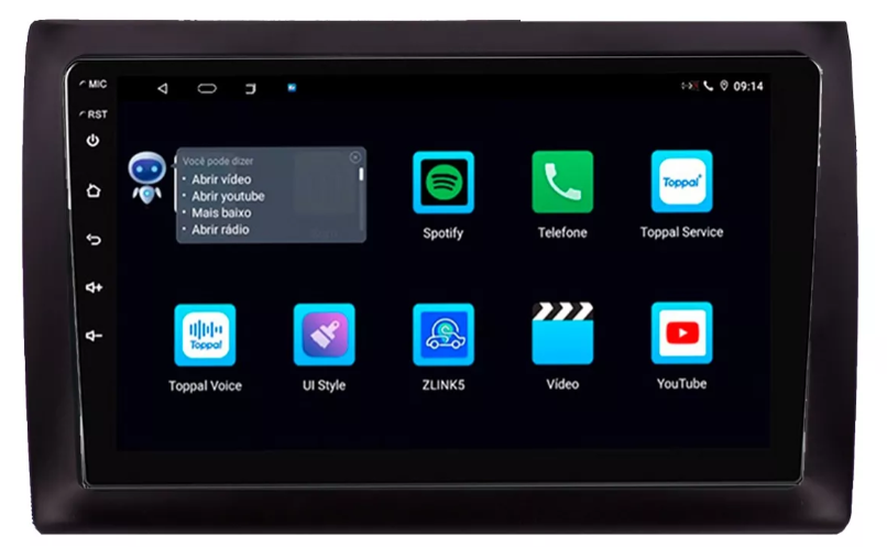 Multimidia Fiat Stilo 9p Android Octacore 4gb Carplay 4g