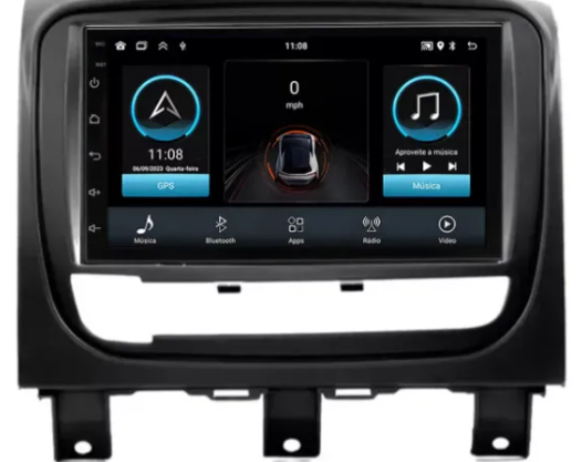 MULTIMÍDIA FIAT STRADA 7P ANDROID