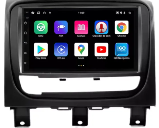 MULTIMÍDIA FIAT STRADA 7P ANDROID