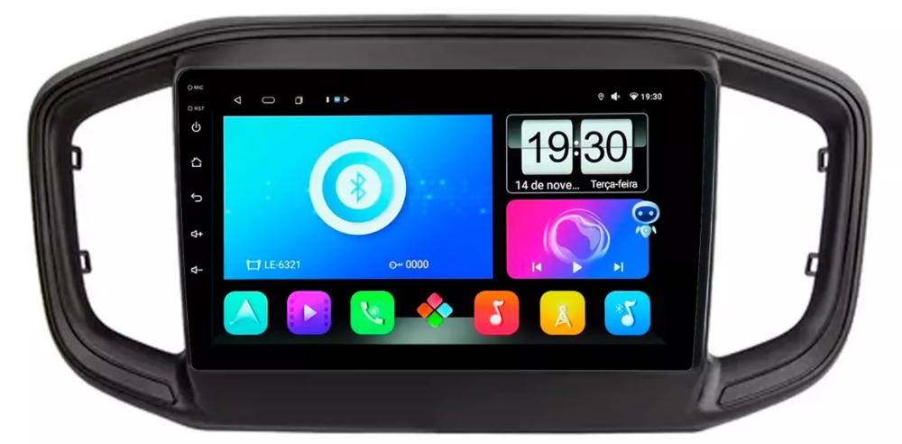Multimidia Fiat Strada 9p Android Quadcore 2gb Carplay