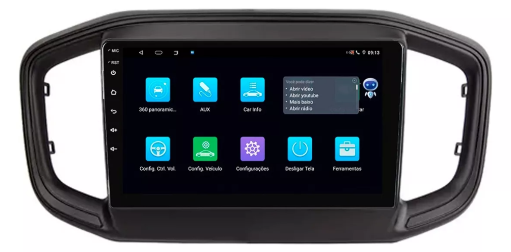 Multimidia Fiat Strada 9p Android Quadcore 2gb Carplay