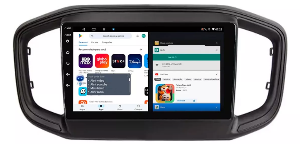 Multimidia Fiat Strada 9p Android Quadcore 2gb Carplay