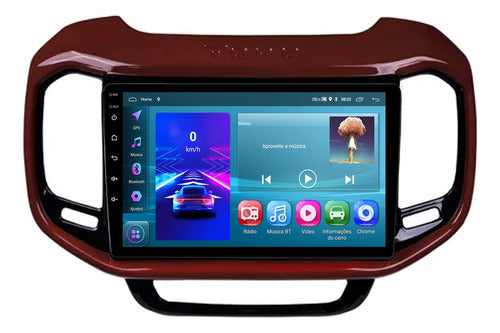Multimidia Fiat Toro 9p Android  Carplay