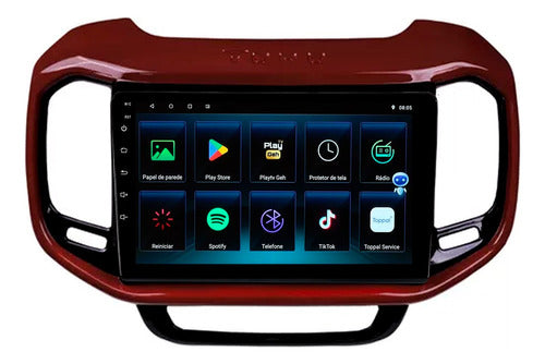 Multimidia Fiat Toro  9p Android 4GB Carplay