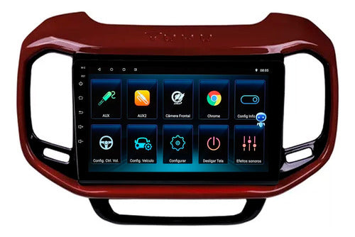 Multimidia Fiat Toro 9p Android 6gb Carplay 4g