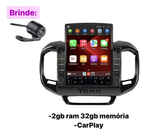 Multimidia Fiat Toro Tesla Carplay 4g