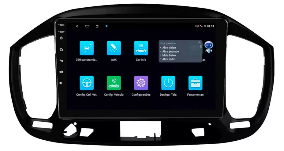 Multimidia Fiat Uno 9p Android Octacore 6gb Carplay 4g