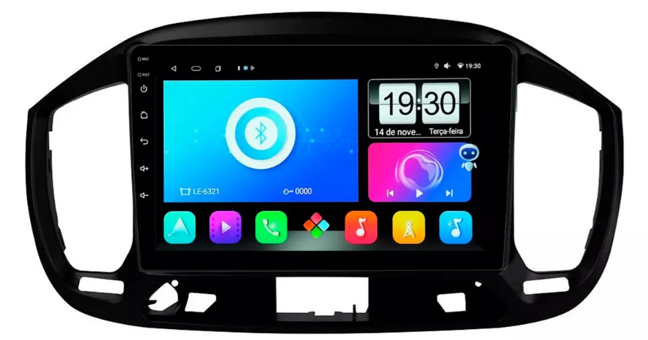 Multimidia Fiat Uno 9p Android Quadcore 2gb Carplay
