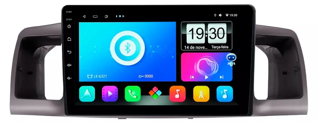 Multimidia Fielder 9p Android Octacore 4GB Carplay