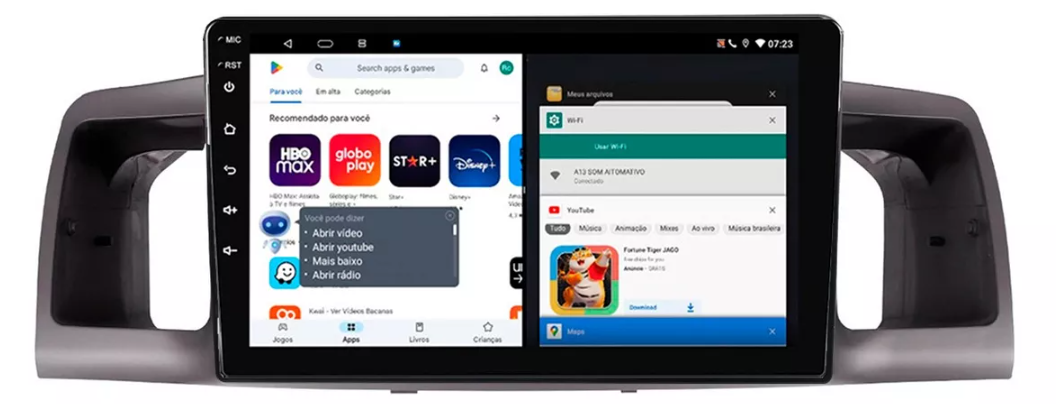 Multimidia Fielder 9p Android Octacore 4GB Carplay