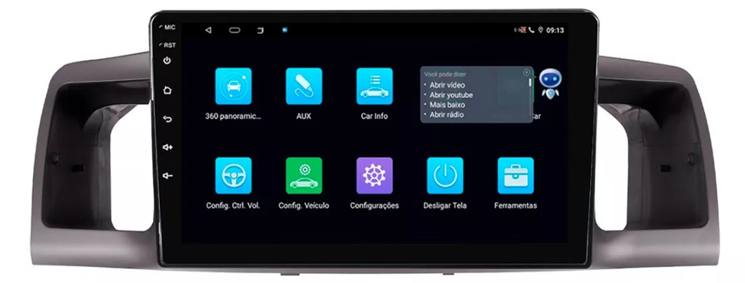 Multimidia Fielder 9p Android Octacore 6gb Carplay 4g