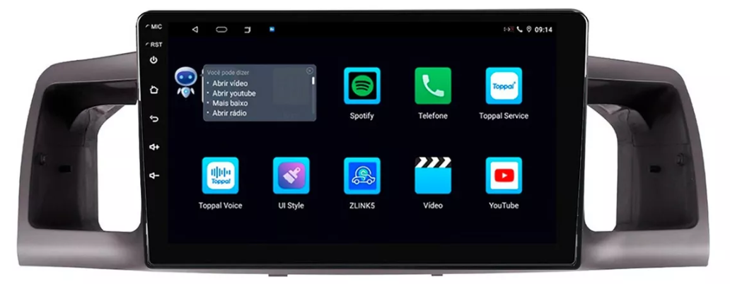 Multimidia Fielder 9p Android Octacore 6gb Carplay 4g