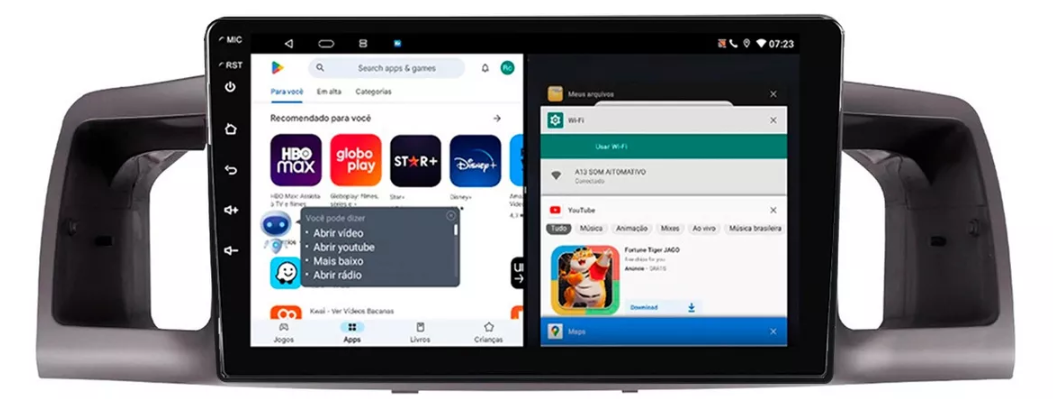 Multimidia Fielder 9p Android Octacore 6gb Carplay 4g