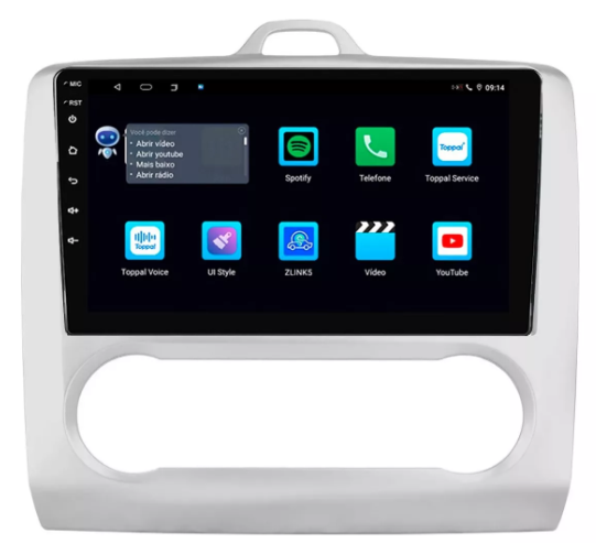 Multimidia Focus 9p Android Octacore 4GB Carplay