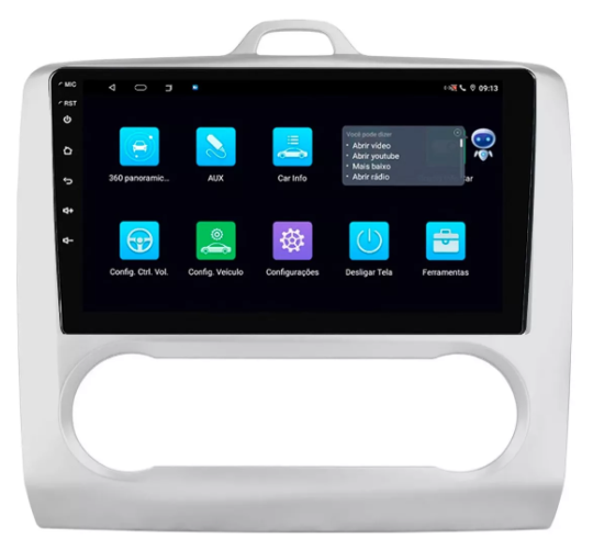 Multimidia Focus 9p Android Octacore 4GB Carplay