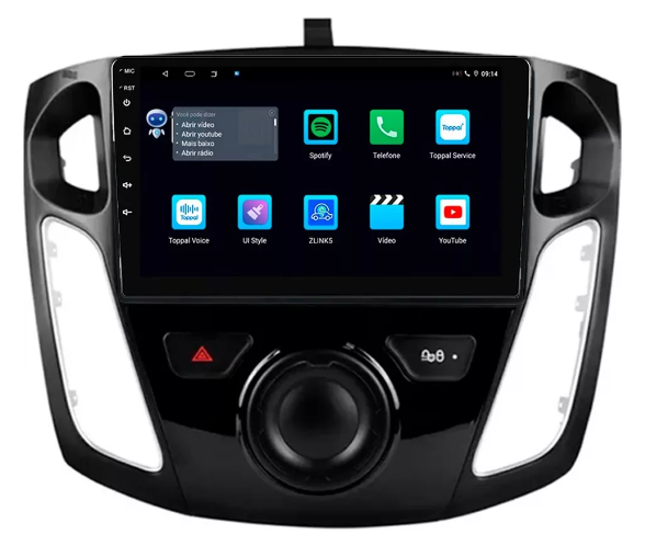 Multimidia Focus 9p Android Octacore 6gb Carplay 4g - COD 959