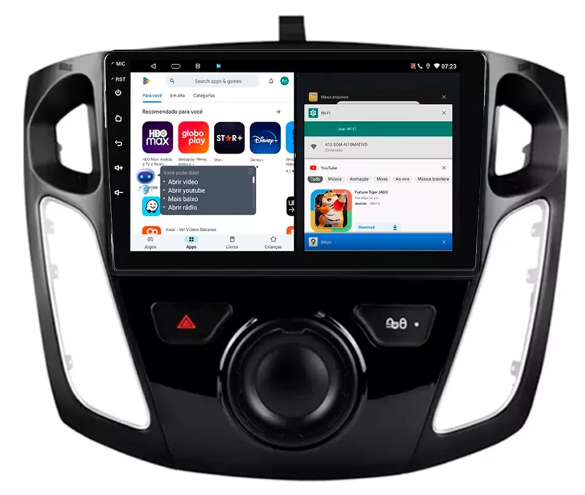 Multimidia Focus 9p Android Octacore 6gb Carplay 4g - COD 959