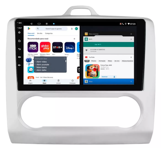 Multimidia Focus 9p Android Octacore 6gb Carplay 4g - COD 963