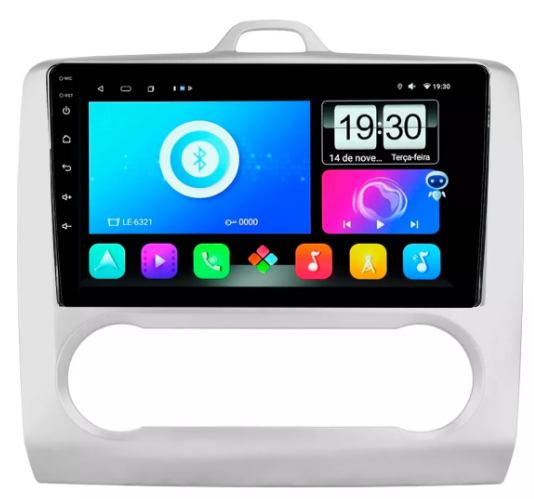 Multimidia Focus 9p Android Quadcore 2gb Carplay - COD 1247