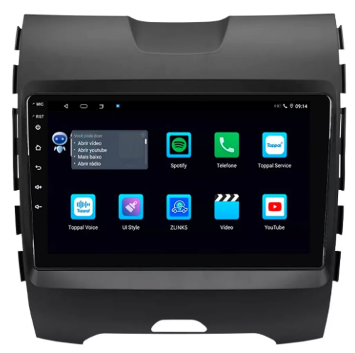 Multimidia Ford Edge 9p Android Octacore 6gb Carplay 4g