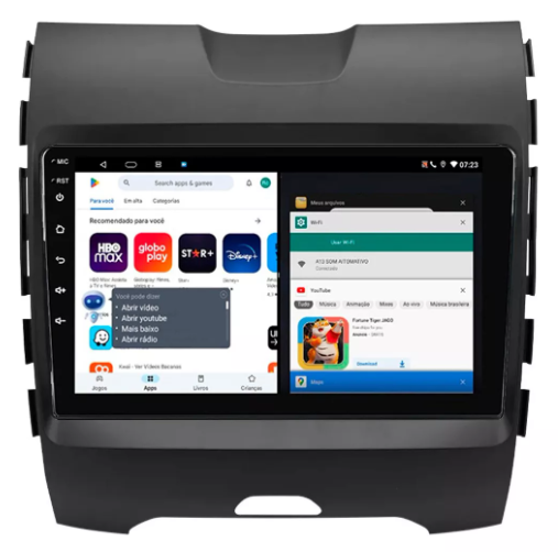 Multimidia Ford Edge 9p Android Octacore 6gb Carplay 4g